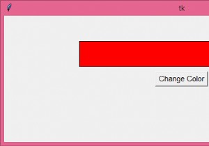 การเปลี่ยนสีสี่เหลี่ยม Tkinter เมื่อคลิก 