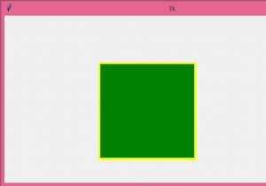 จะทำสีโครงร่างของสี่เหลี่ยมผืนผ้าใบใน Tkinter ได้อย่างไร? 