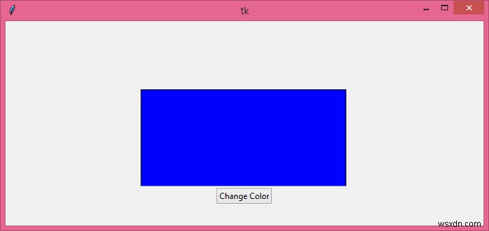 จะเปลี่ยนสีของสี่เหลี่ยม Tkinter เมื่อคลิกได้อย่างไร? 