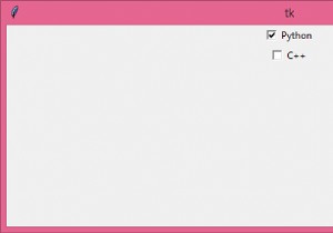 จะรับอินพุตจากช่องทำเครื่องหมายใน Python Tkinter ได้อย่างไร 