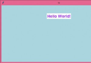 วิธีรับความกว้างของวิดเจ็ต Tkinter 