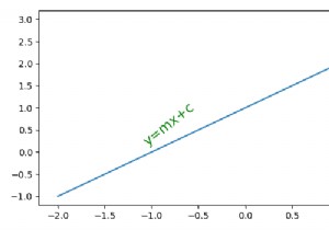 จะหมุนคำอธิบายประกอบ Matplotlib ให้ตรงกับบรรทัดได้อย่างไร 