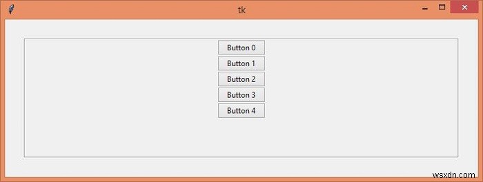 จะสร้างปุ่ม Tkinter ใน Python for loop ได้อย่างไร? 