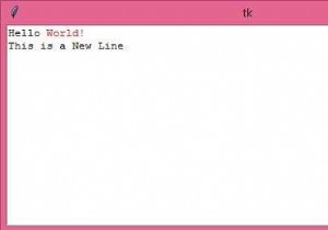 จะเปลี่ยนสีของคำบางคำในวิดเจ็ตข้อความ Tkinter ได้อย่างไร? 
