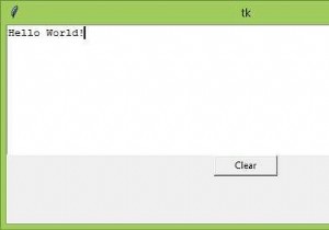 จะล้างเนื้อหาของวิดเจ็ต Tkinter Text ได้อย่างไร? 