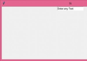 จะตั้งค่าข้อความเริ่มต้นสำหรับวิดเจ็ต Tkinter Entry ได้อย่างไร? 