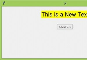 การตั้งค่าสีพื้นหลังสำหรับ Tkinter ใน Python 