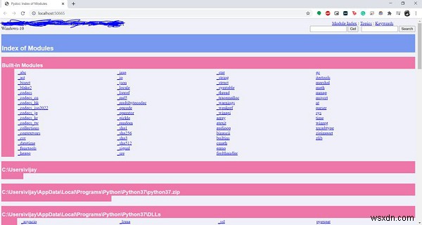 การสร้างเอกสารโดยใช้โมดูล pydoc ใน Python 