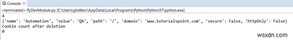 จะตั้งค่าคุกกี้เป็นโดเมนเฉพาะใน selenium webdriver ด้วย Python ได้อย่างไร 