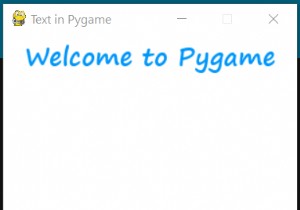 Python - แสดงข้อความไปที่หน้าต่าง PyGame 