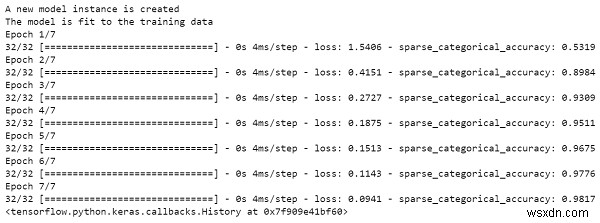 Keras สามารถใช้ประเมินโมเดลที่กู้คืนโดยใช้ Python ได้อย่างไร 