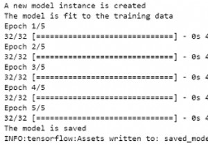 Keras สามารถใช้บันทึกโมเดลทั้งหมดโดยใช้ Python ได้อย่างไร 