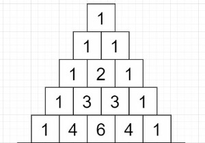 โปรแกรมหาแถวที่ n ของ Pascal s Triangle ใน Python 