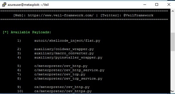 เลี่ยงการป้องกันไวรัสโดยใช้ Veil Framework 