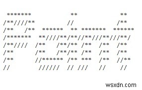 งานศิลปะ ASCII โดยใช้ Python pyfiglet module 