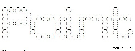 งานศิลปะ ASCII โดยใช้ Python pyfiglet module 