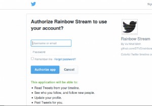 Rainbow Stream – ไคลเอนต์ Twitter บรรทัดคำสั่งขั้นสูงสำหรับ Linux 