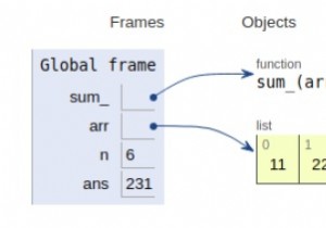 ค้นหาผลรวมของอาร์เรย์ในโปรแกรม Python 