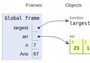 โปรแกรม Python ค้นหาองค์ประกอบที่ใหญ่ที่สุดในอาร์เรย์ 