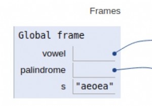 โปรแกรม Python เพื่อตรวจสอบว่าสตริงที่กำหนดเป็นสระ Palindrome 