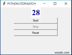 สร้างนาฬิกาจับเวลาโดยใช้ python 