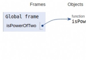 โปรแกรม Python ค้นหาว่า no เป็นกำลังของ two . หรือไม่ 