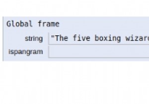 โปรแกรม Python เช็คว่า string ที่กำหนดคือ pangram 