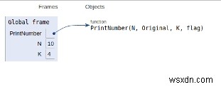พิมพ์ชุดตัวเลขโดยไม่ต้องใช้ลูปใด ๆ ใน Python Program 