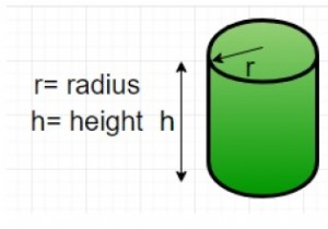 โปรแกรมหลามสำหรับหาปริมณฑลของทรงกระบอก 