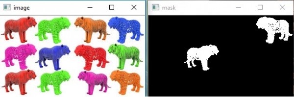 การตรวจจับสีเฉพาะ (สีน้ำเงินที่นี่) โดยใช้ OpenCV กับ Python หรือไม่ 