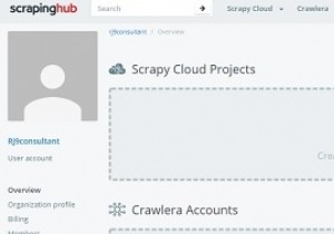 การปรับใช้สไปเดอร์ Scrapy บน ScrapingHub 