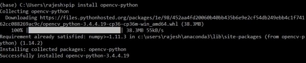 เพิ่มแพ็คเกจไปยังสภาพแวดล้อม Anaconda ใน Python 