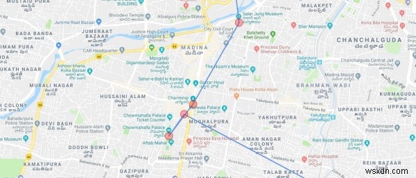 พล็อต Google Map โดยใช้แพ็คเกจ gmplot ใน Python หรือไม่ 