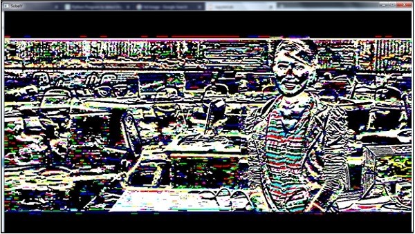 โปรแกรม Python ตรวจจับขอบของภาพโดยใช้ OpenCV 