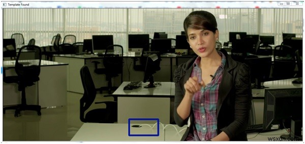 การจับคู่เทมเพลตโดยใช้ OpenCV ใน Python 