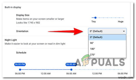 วิธีการหมุนหน้าจอใน ChromeBook