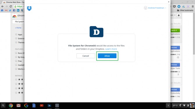 วิธีเพิ่ม Dropbox หรือ OneDrive ให้กับแอพไฟล์บน Chrome OS 