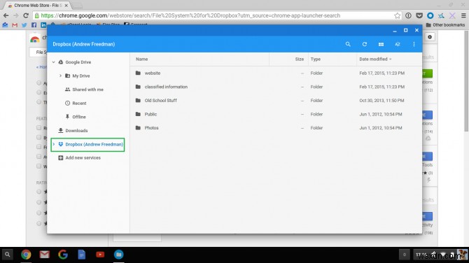 วิธีเพิ่ม Dropbox หรือ OneDrive ให้กับแอพไฟล์บน Chrome OS 