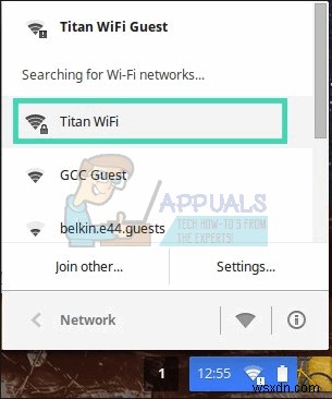 จัดลำดับความสำคัญเครือข่าย Wifi ที่ต้องการบน Chrome 