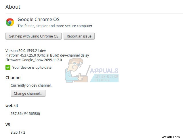 วิธีรับการอัปเดตล่าสุดของ Chrome OS ก่อนวางจำหน่าย 