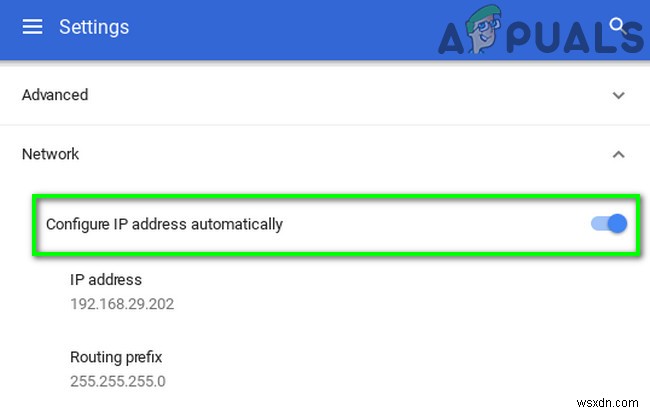 แก้ไข:การค้นหา DHCP ล้มเหลวใน Chromebook 