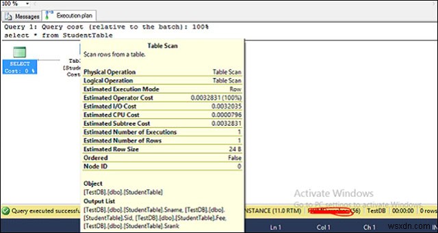 แผนปฏิบัติการ - แผนปฏิบัติการใน MS SQL Server 