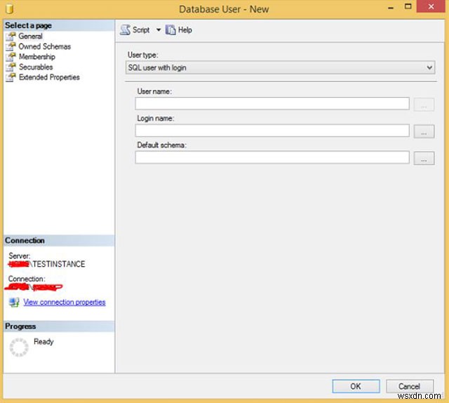 วิธีสร้างผู้ใช้ใน MS SQL Server 