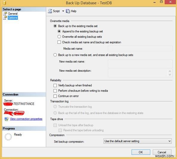 วิธีสร้างสำเนาข้อมูลใน MS SQL Server 