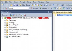 วิธีเลือกฐานข้อมูลใน MS SQL Server 