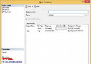 วิธีสร้างฐานข้อมูลใน MS SQL Server 