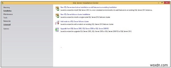 คำแนะนำในการติดตั้ง MS SQL Server 