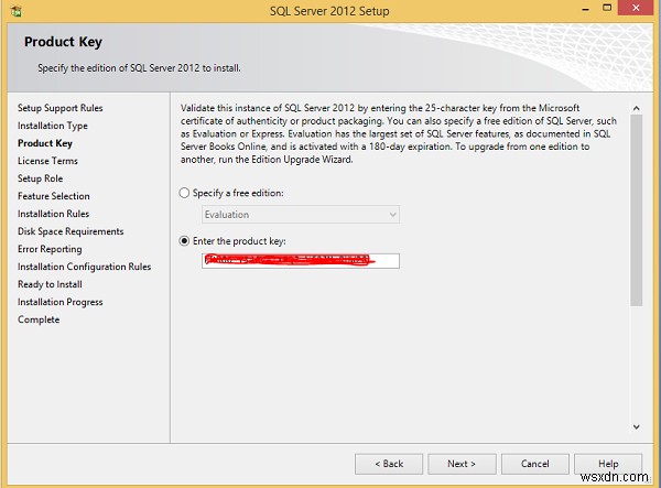 คำแนะนำในการติดตั้ง MS SQL Server 