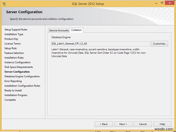 คำแนะนำในการติดตั้ง MS SQL Server 