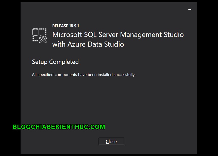 ขั้นตอนในการติดตั้ง Microsoft SQL Server บน Windows 10 